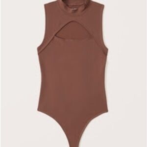 Abercrombie Seamless Mockneck Cutout Bodysuit